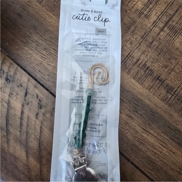 NWT Green Ryan & Rose Cutie PAT and Cutie Clip Set - Picture 3 of 8